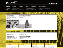 Tablet Screenshot of potrva.cz